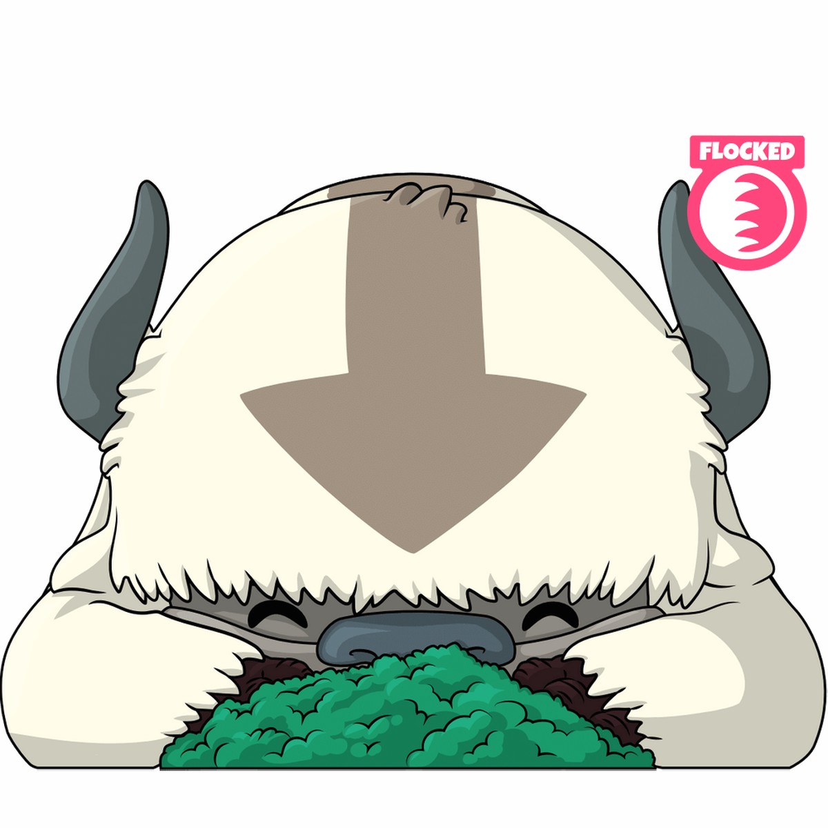 Appa Hiding Flocked