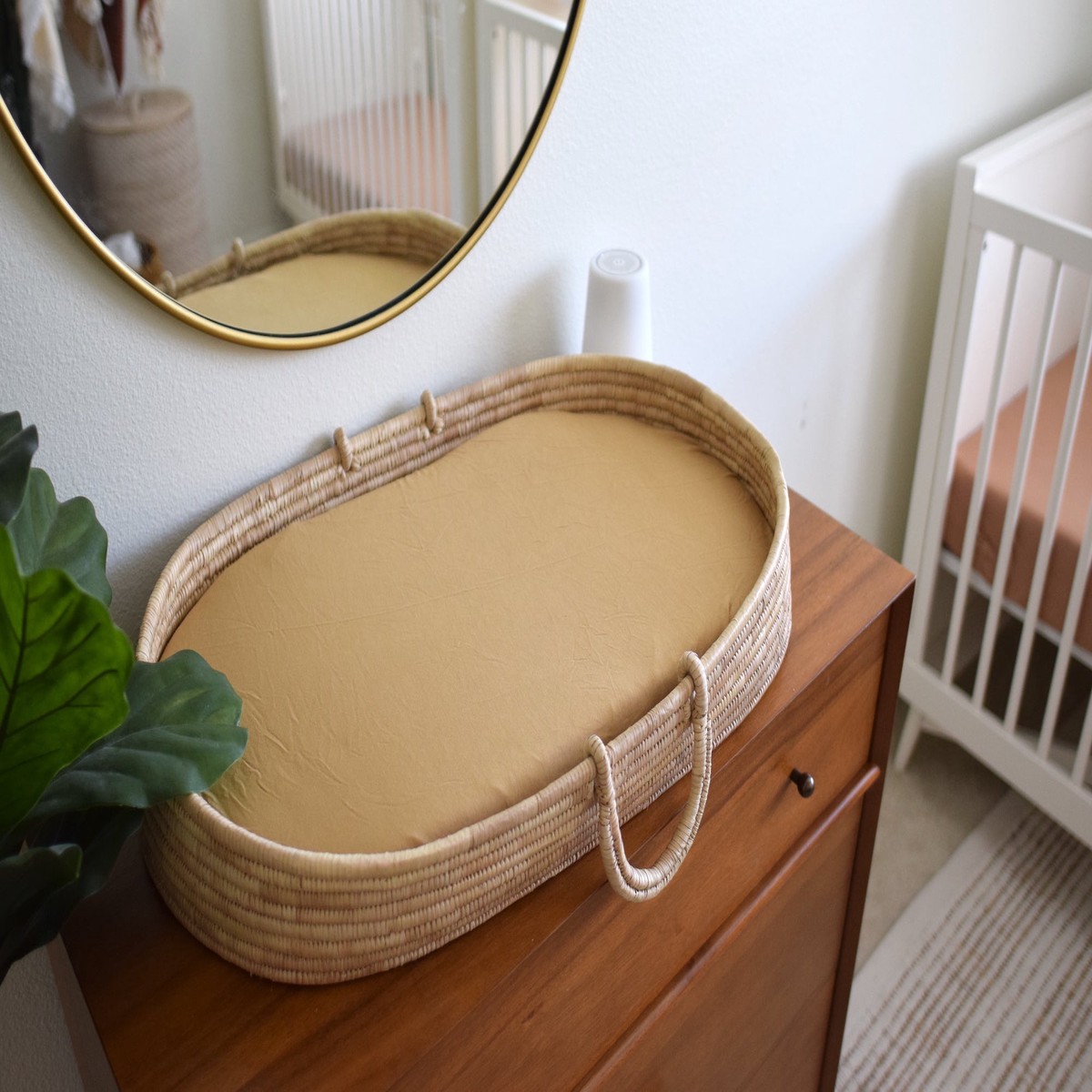 Bamboo Cover Bassinet Sheet - Goldenrod