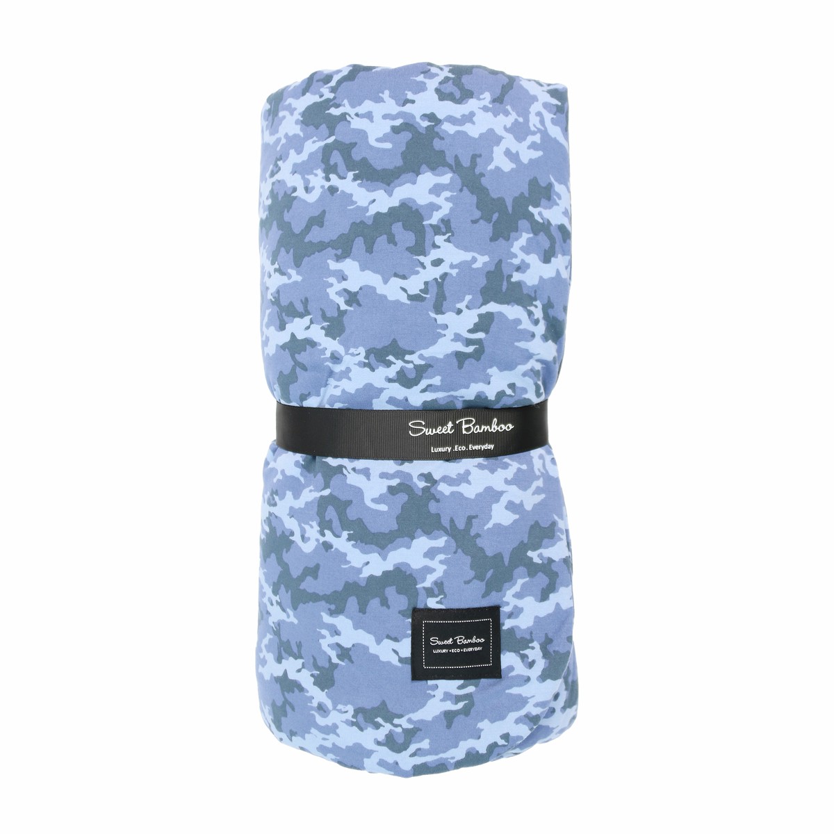 Blue Camouflage Cloud Blanket