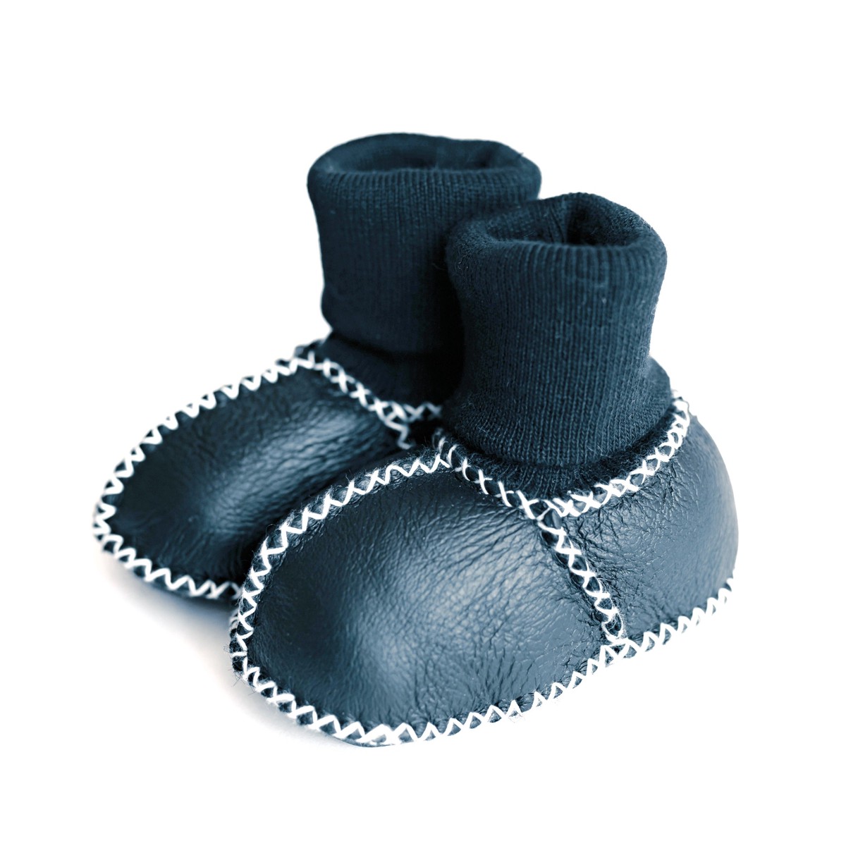 cozy booties navy