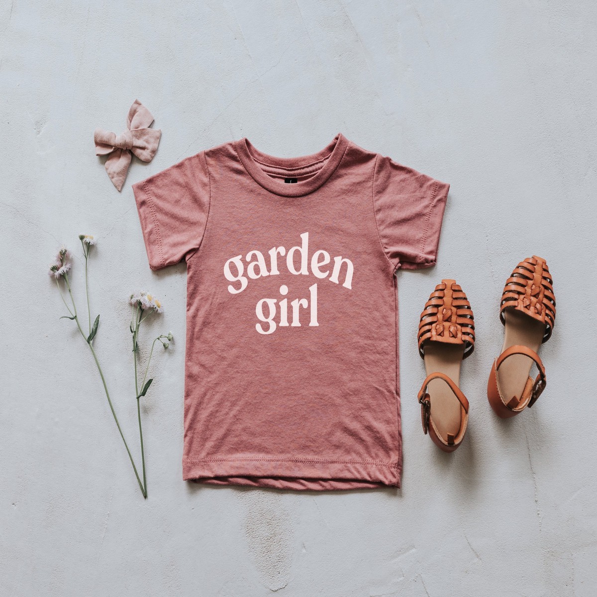Garden Girl Baby Kids Tee