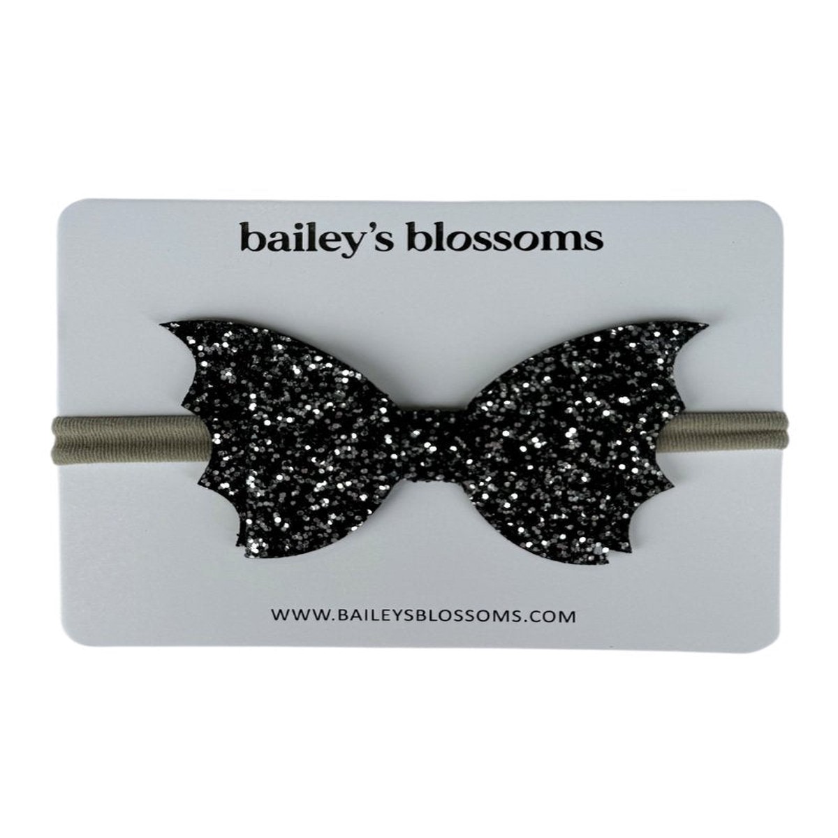 Glitter Bat Headband