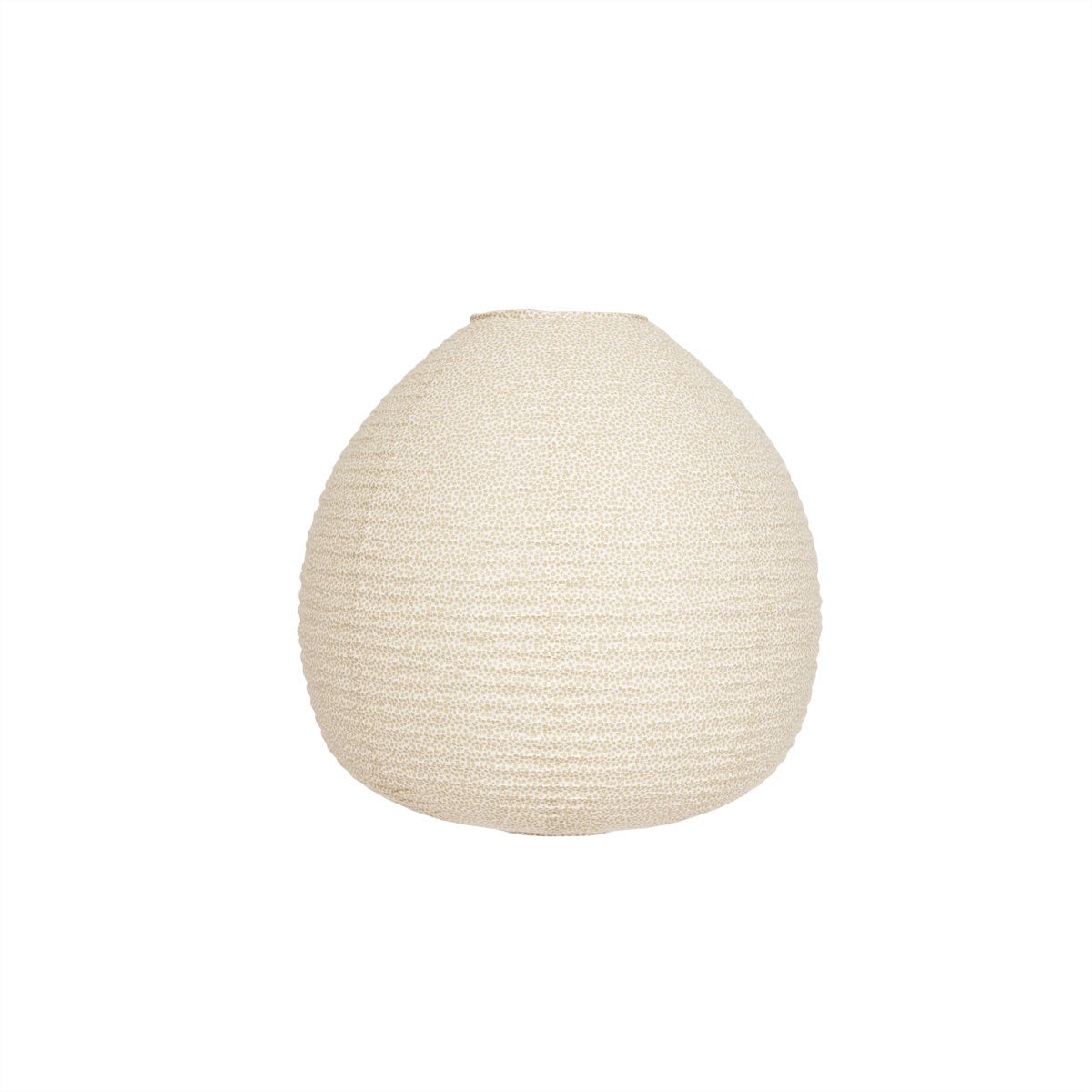 Kojo Paper Shade Small in Clay and Offwhite