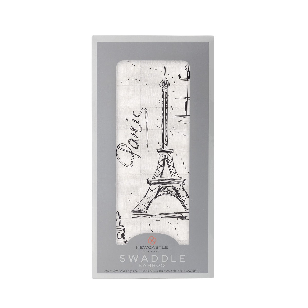 London Paris New York Bamboo Swaddle