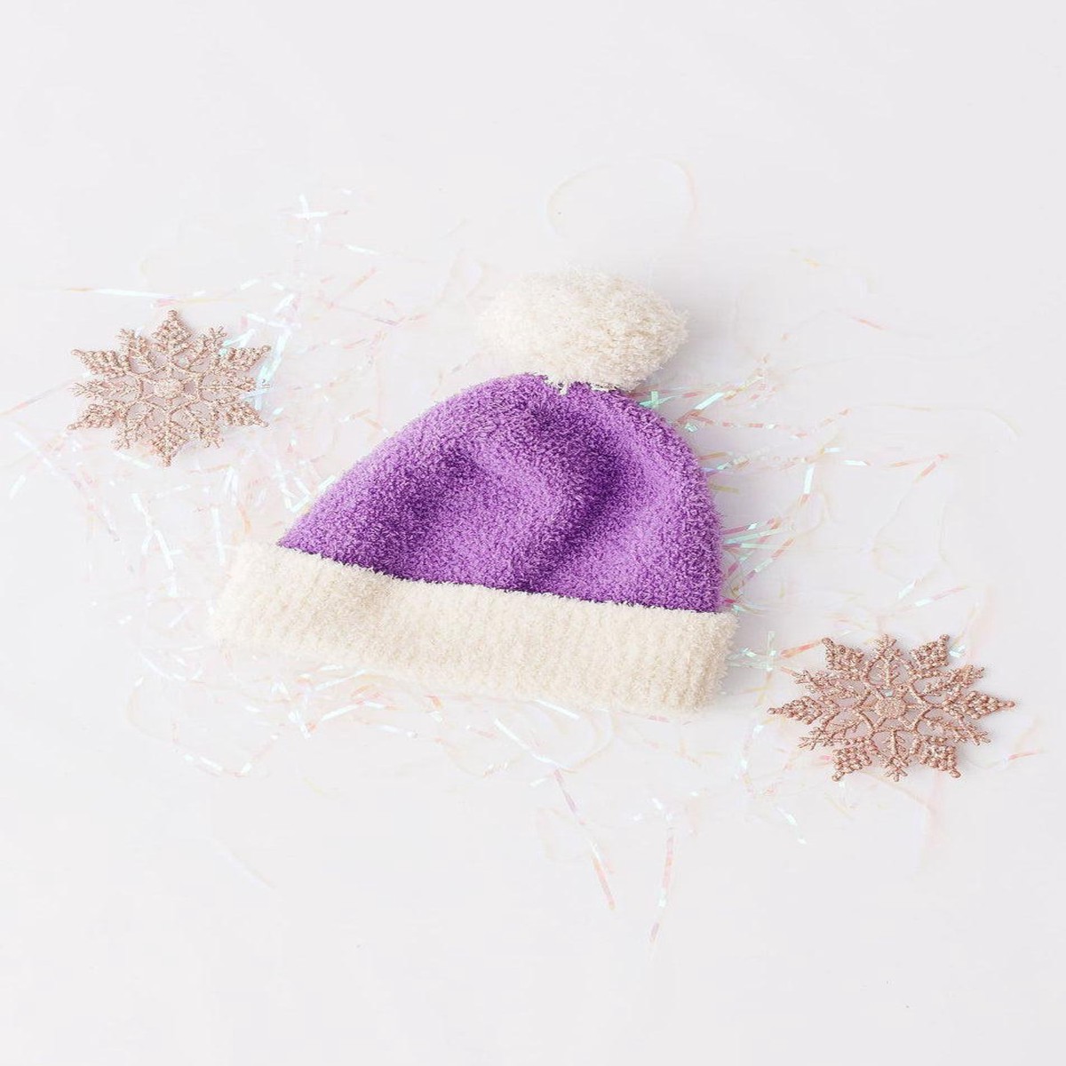 SALE LilacCoconut Cozy Pom Beanie