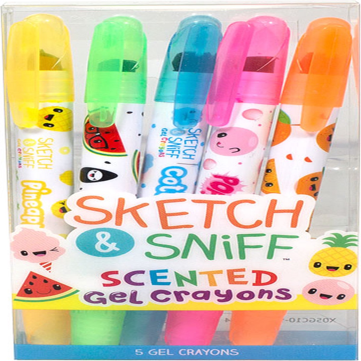 Smelly Gellies Gel Crayons 5 Pack