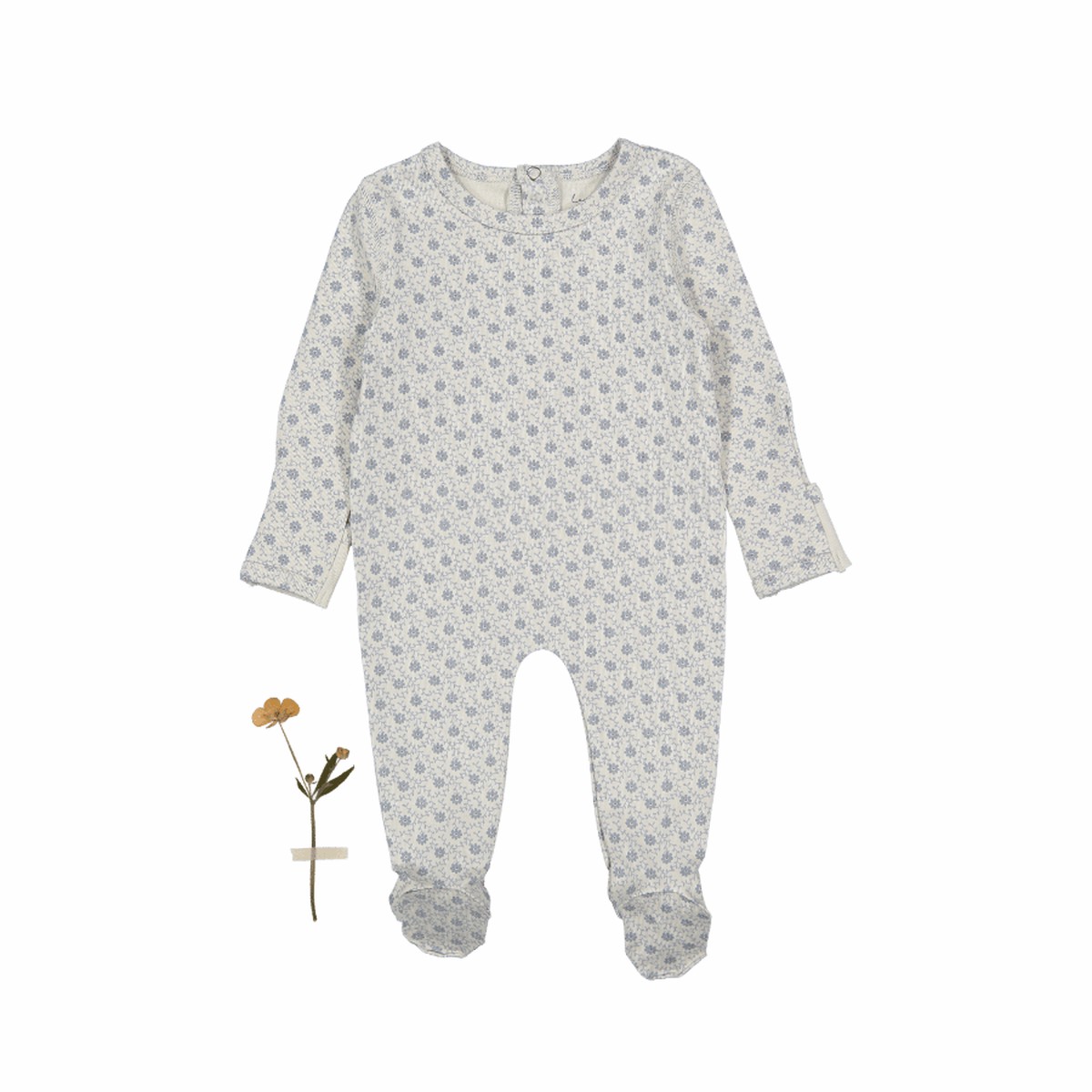 The Printed Romper - Emma Blue