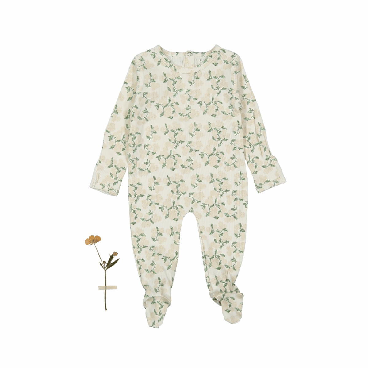 The Printed Romper – Hydrangea Pink