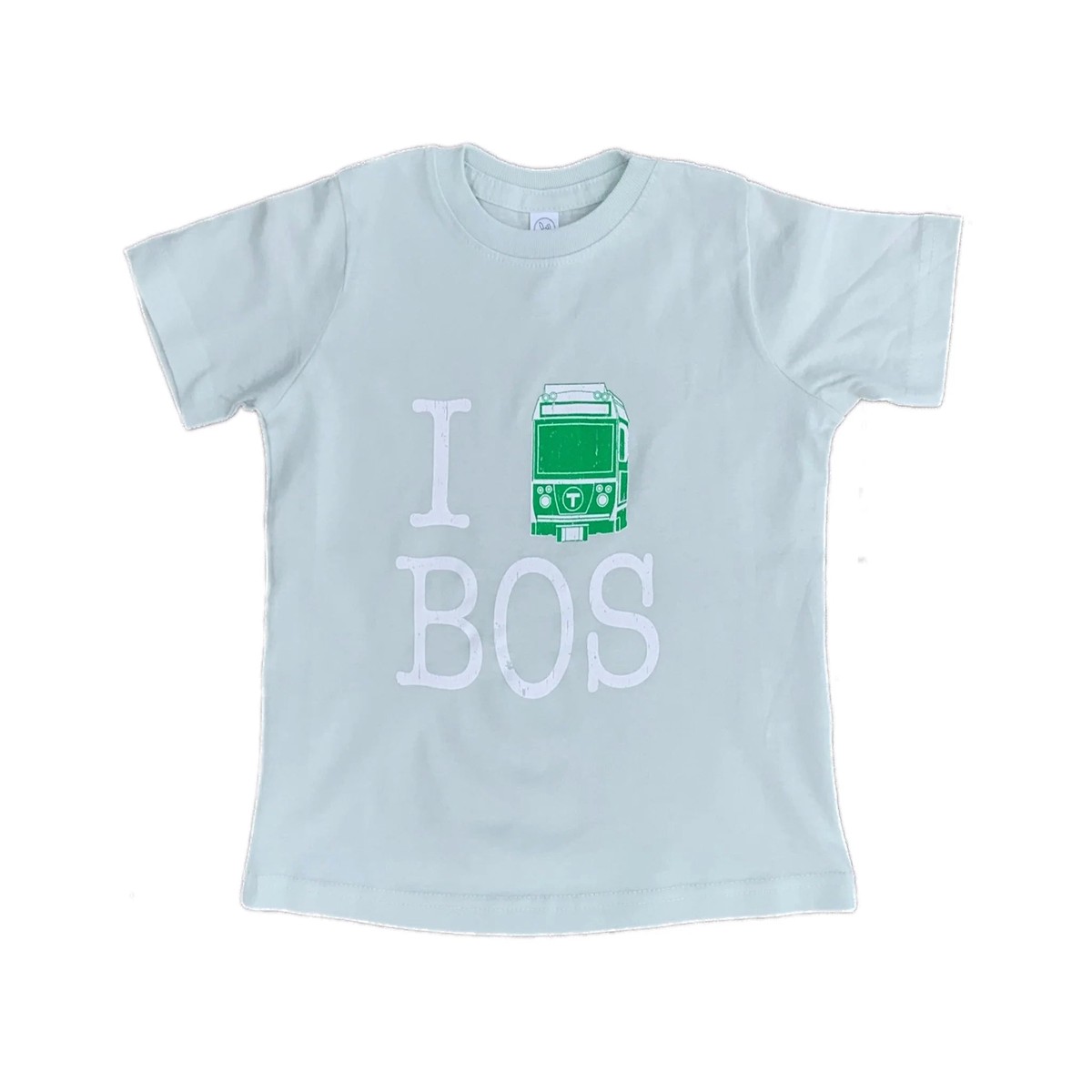 Toddler I Green Line Boston T-Shirt - Honeydew 2T