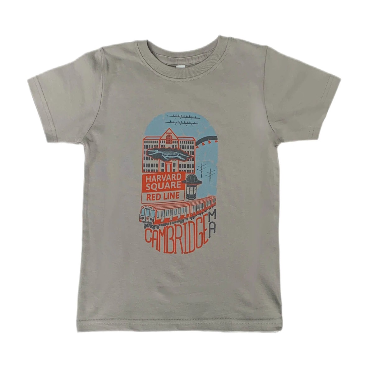 Toddler Red Line Harvard Square T Stop T-Shirt 56T