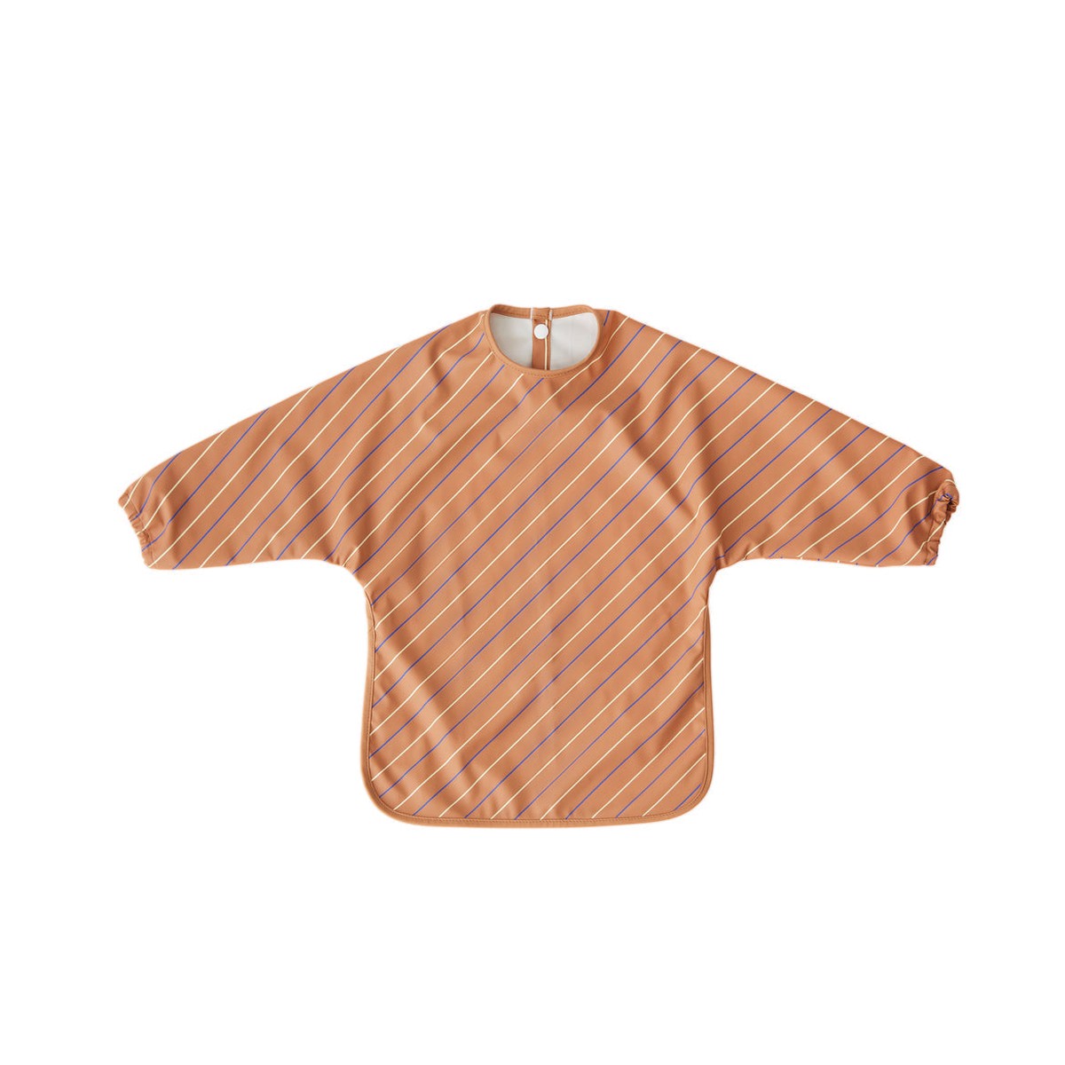 Cape Bib - Striped - Light Rubber Coral