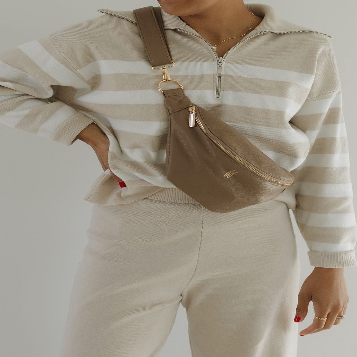 ff Belt Bag Taupe