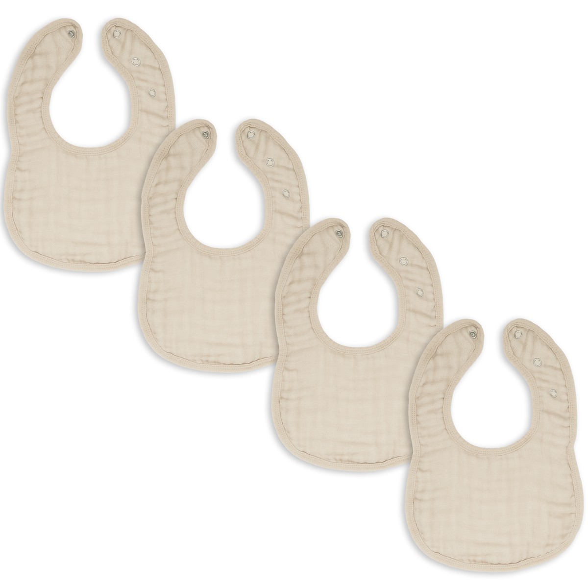 Muslin Bibs in Sand