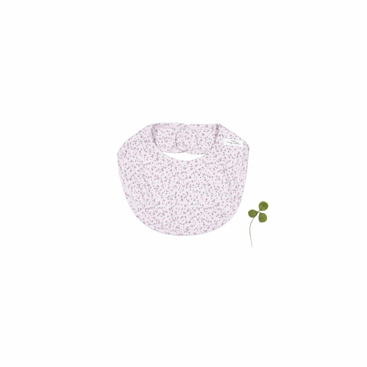 The Printed Bib - Lilac Bud