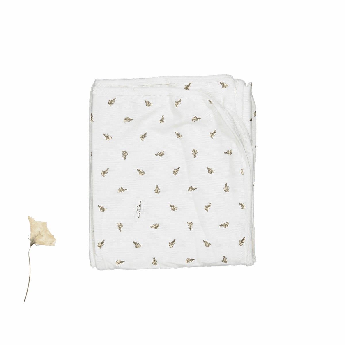 The Printed Blanket - White Leaf