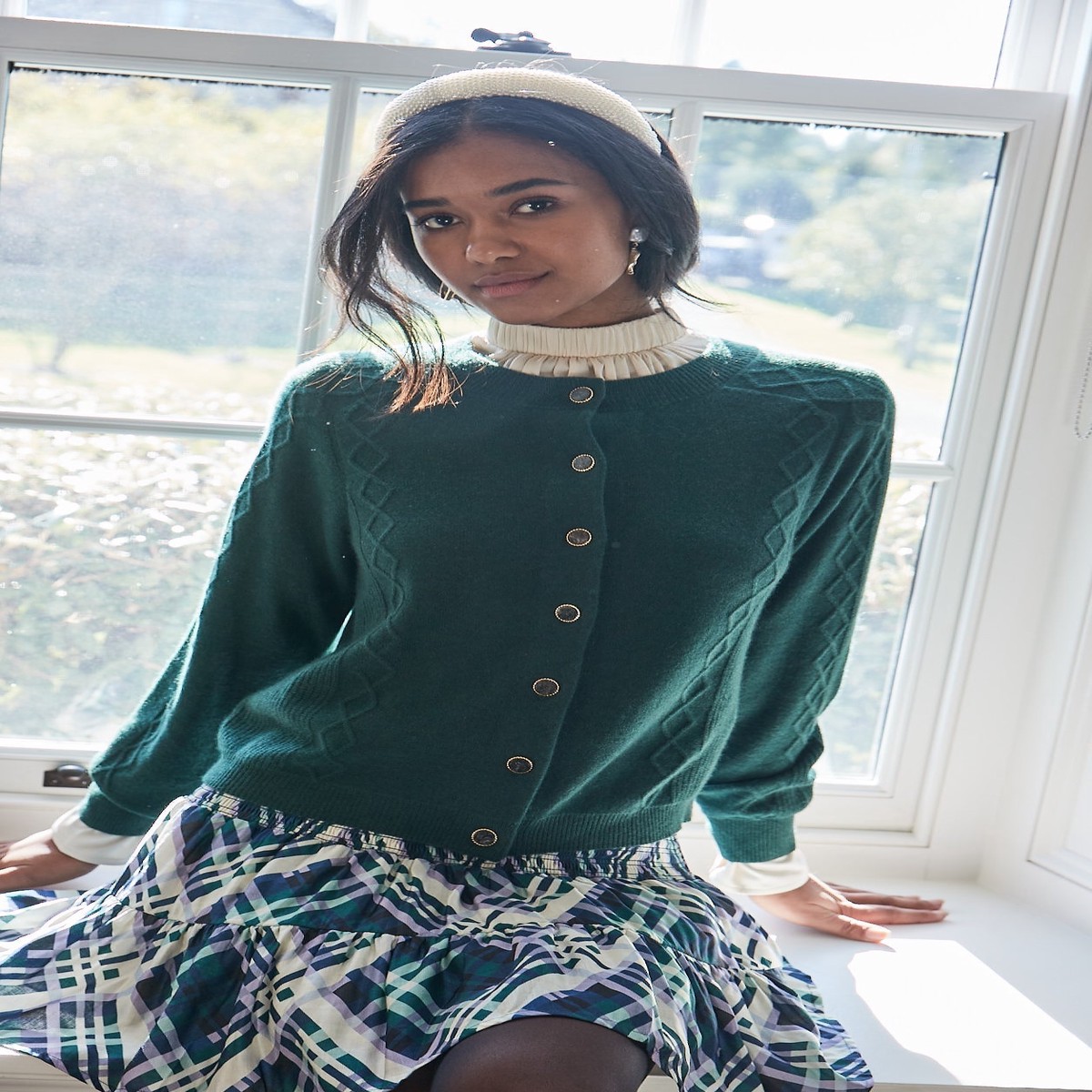 Mirabel Cardigan - Evergreen