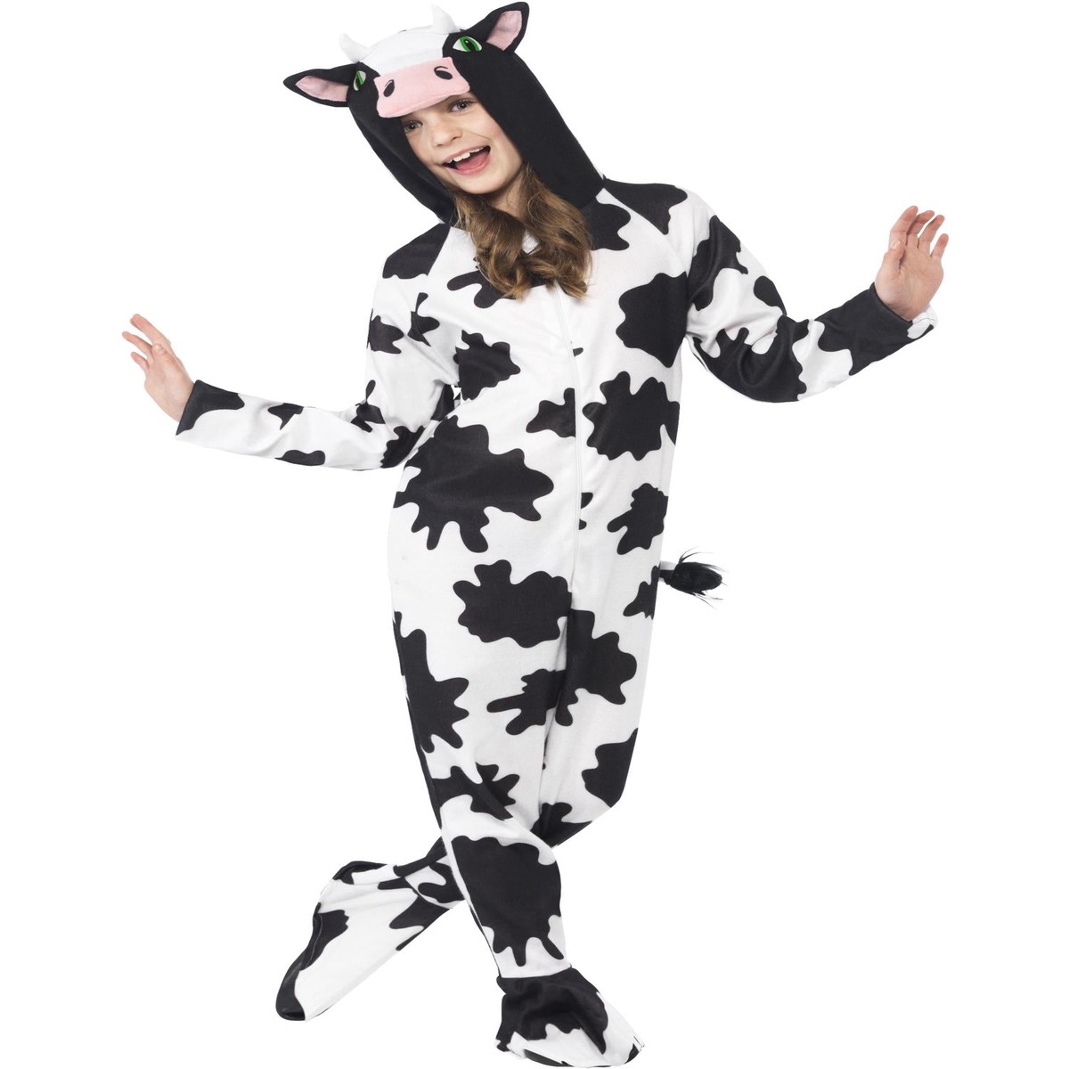 Cow Costume with Hooded All in One Child