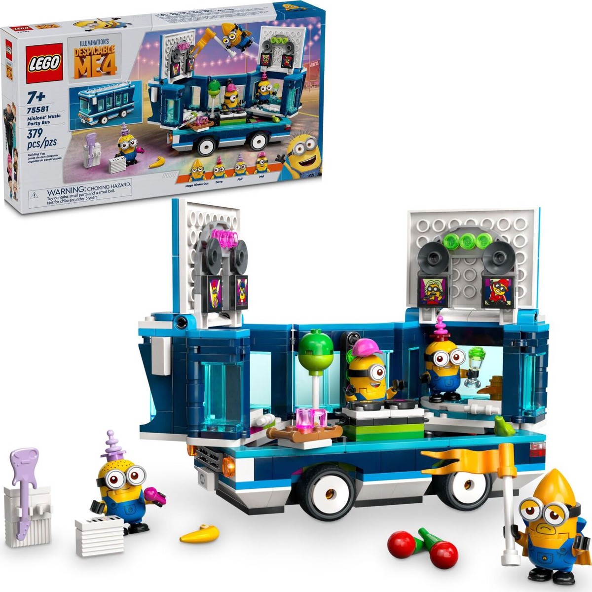 LEGO Despicable Me 4 Minions Music Party Bus