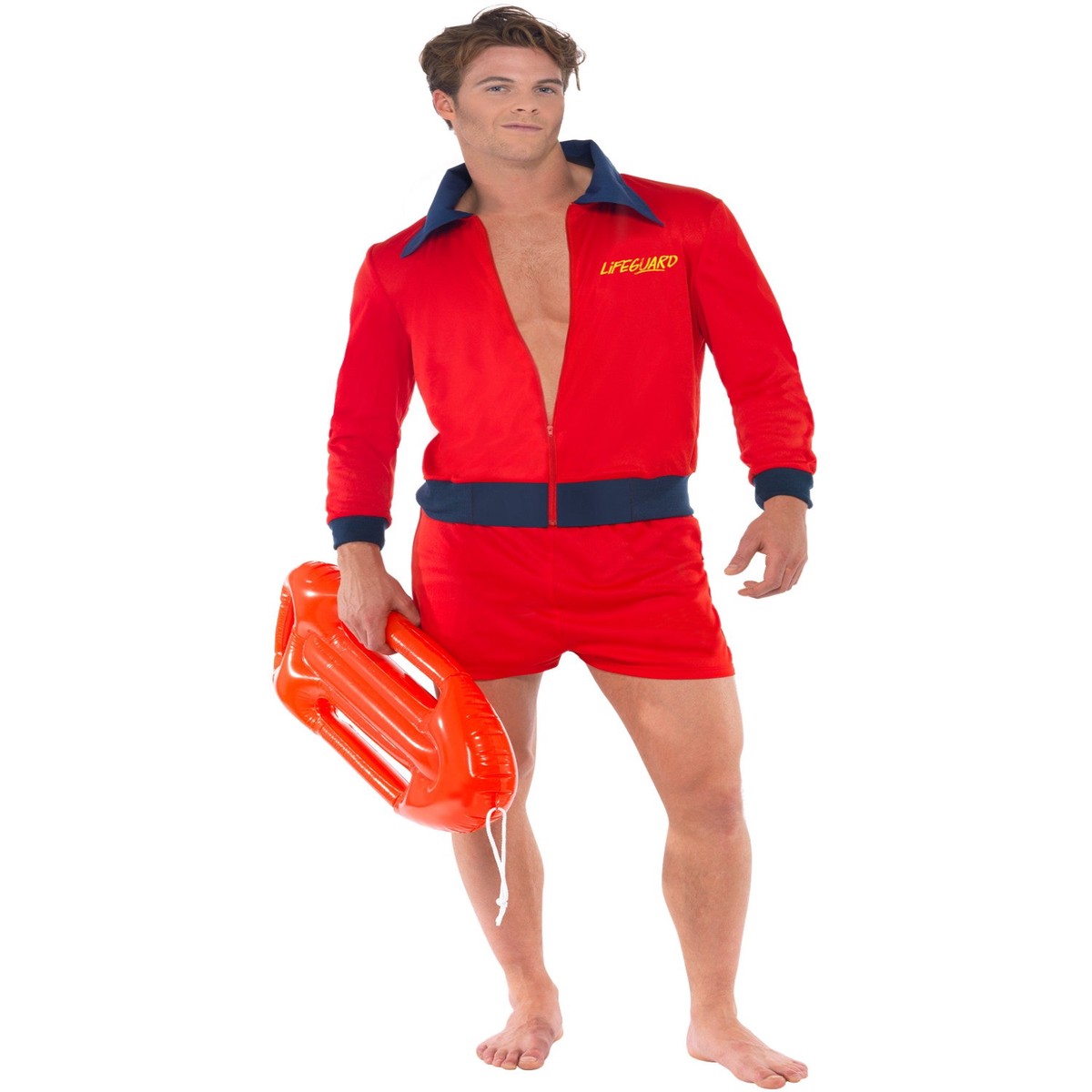Mens Lifeguard Costume Red