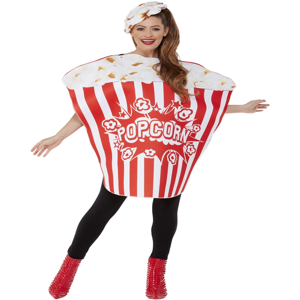 Popcorn Costume Red White