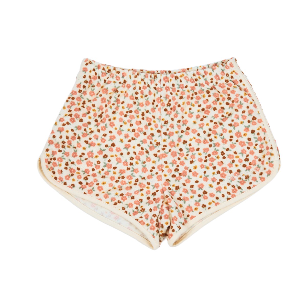 Retro Shorts Organic Cotton Terry - Sunset Meadow