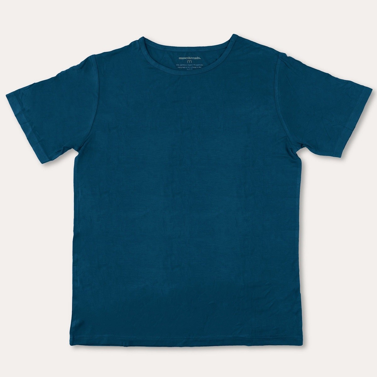 Signature Solids Mens Short Sleeve Lounge Crew