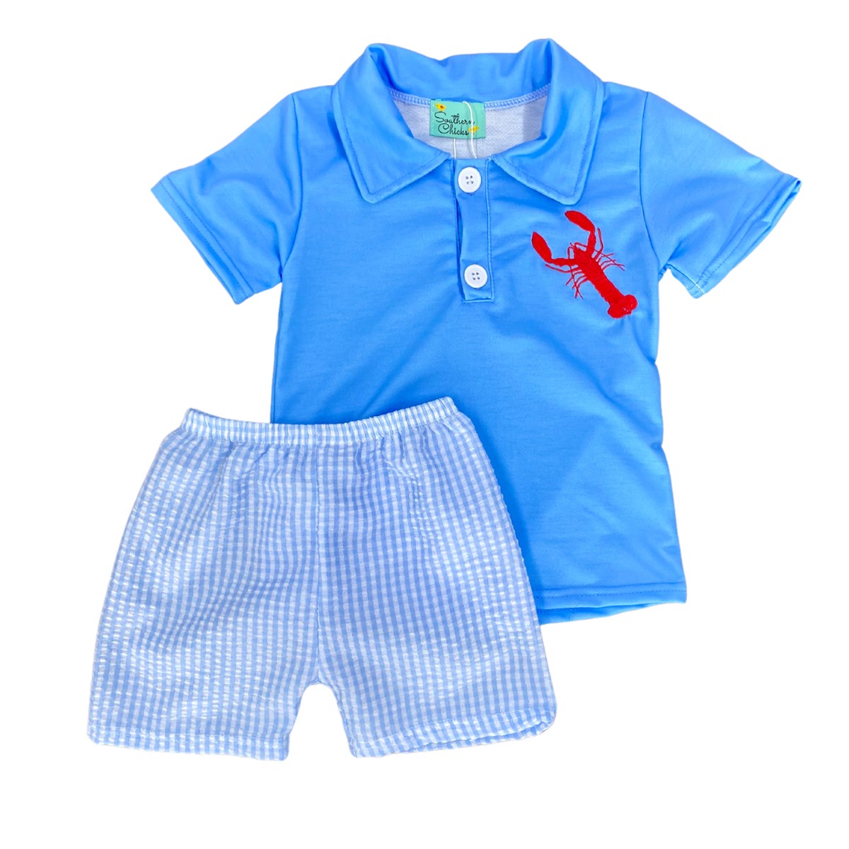 Southern Chicks Crawfish Polo Set