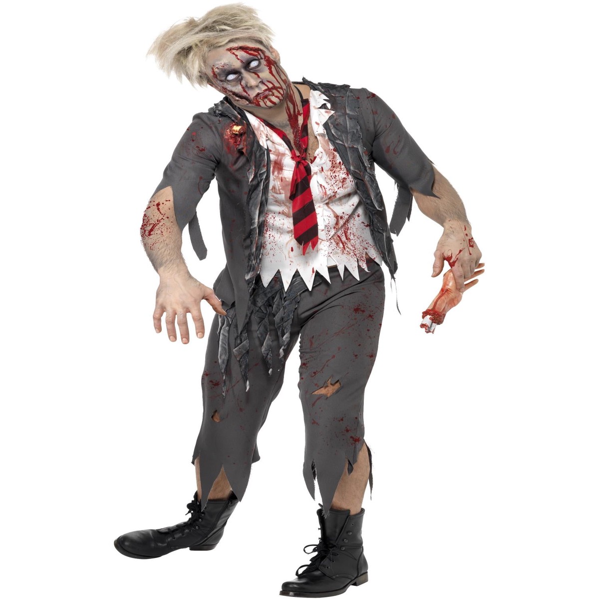 Zombie Schoolboy Adult Mens Costume