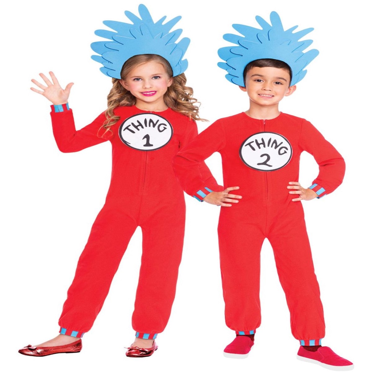 Cat In The Hat Thing One Two Kids Jumpsuit