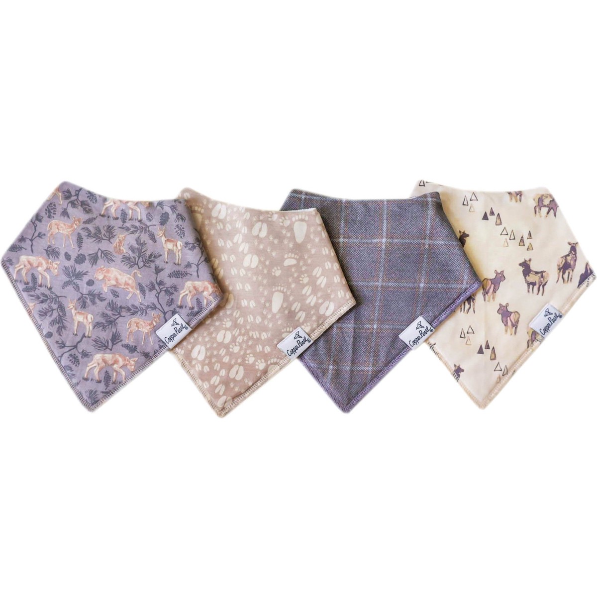 Copper Pearl Baby Bandana Bibs Timber