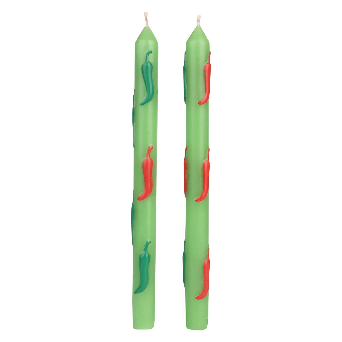 Green Chilli Dinner Candles – 2 Pack