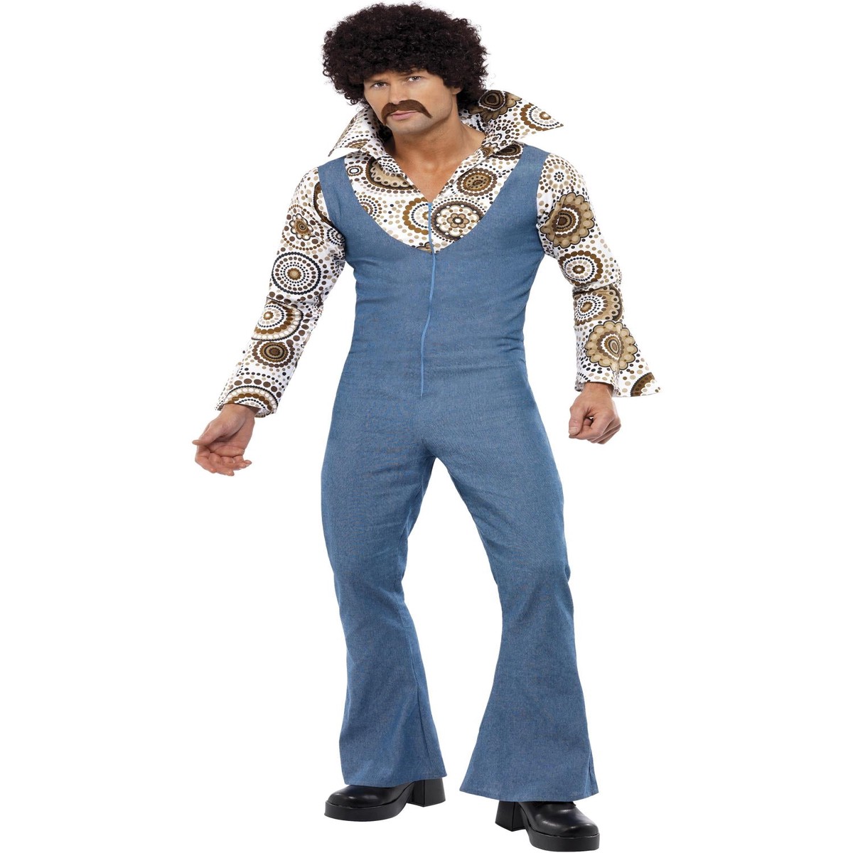 Groovy Dancer Costume Blue with Jumpsuit