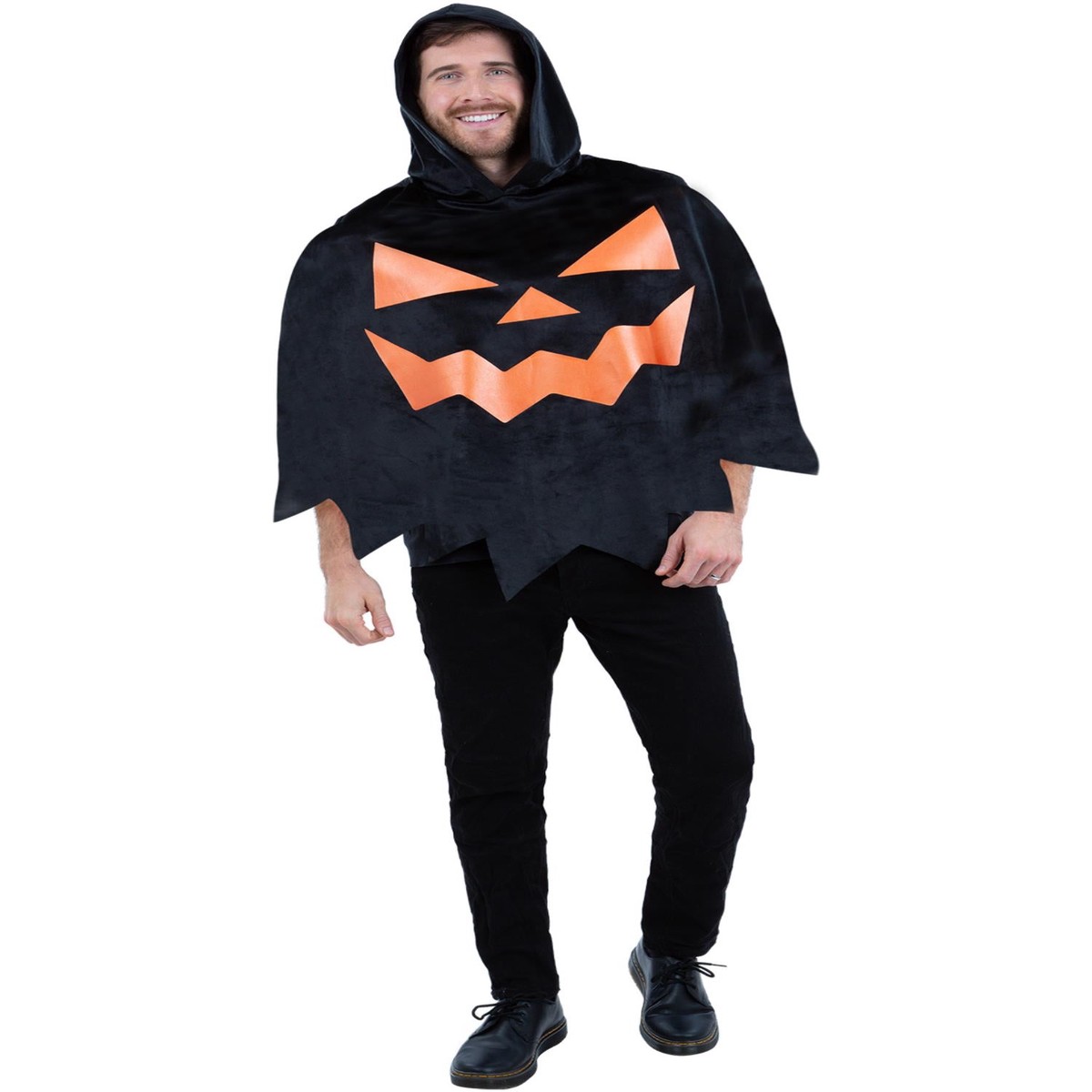 Pumpkin Poncho Adult Unisex