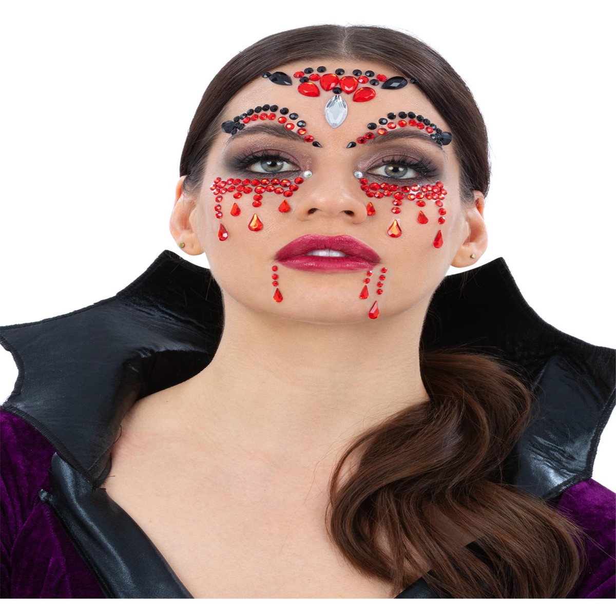 Smiffys Make-Up FX Vampiress Face Jewels
