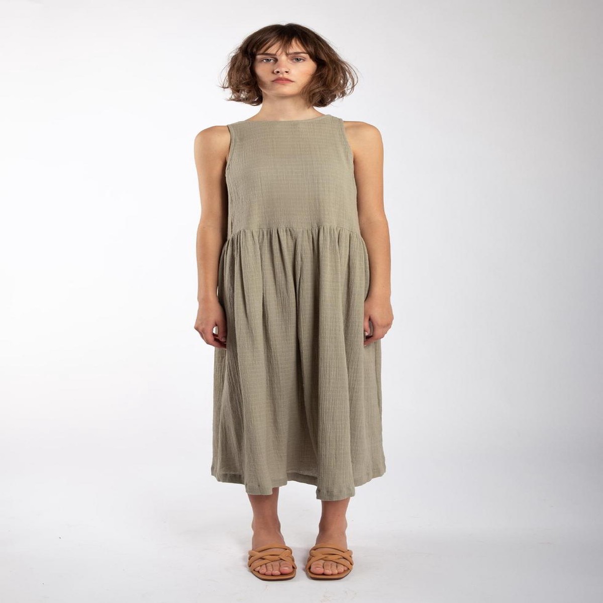 Soft Green Tank Dress