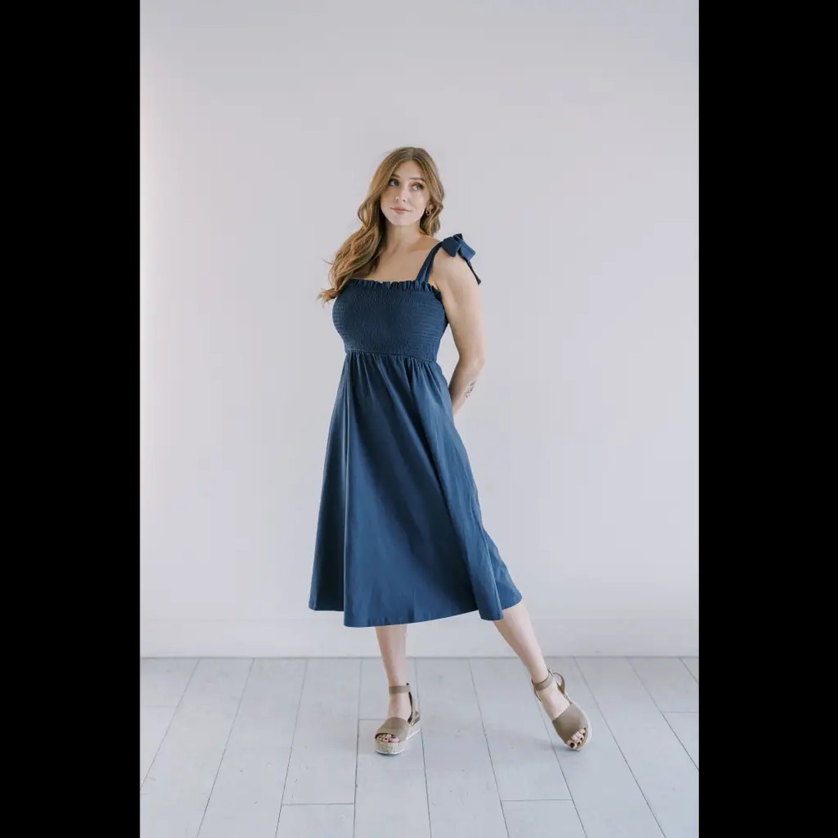 The Day Dress in Navy