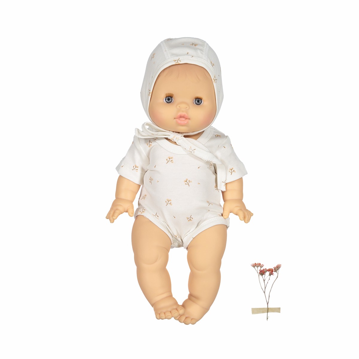 The Printed Doll Clothes - Tan Blossom