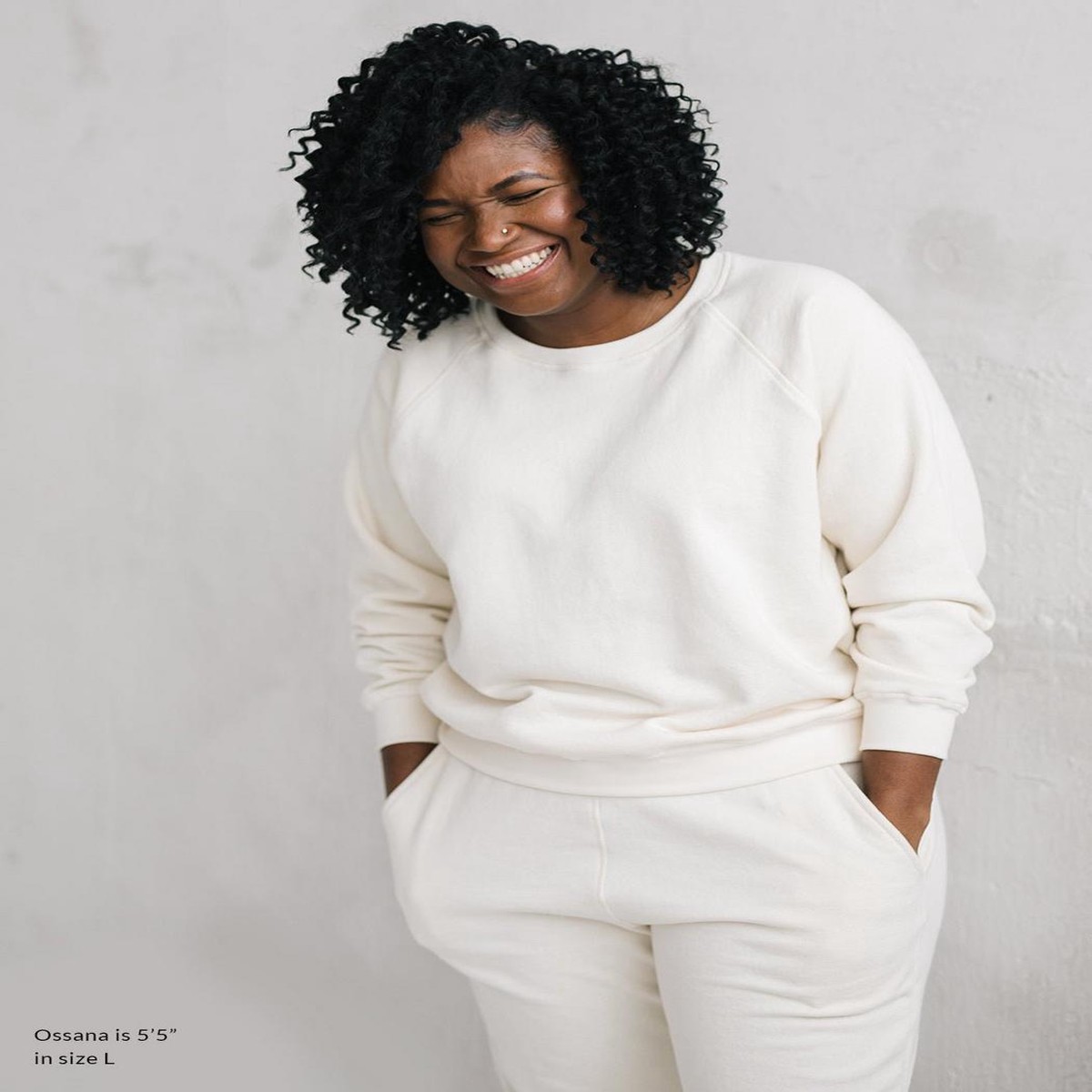 The Womens Crew Sweatshirt – Natural