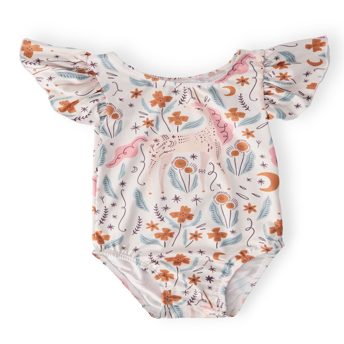 Unicorn Soiree SS Flutter Sleeve Leotard
