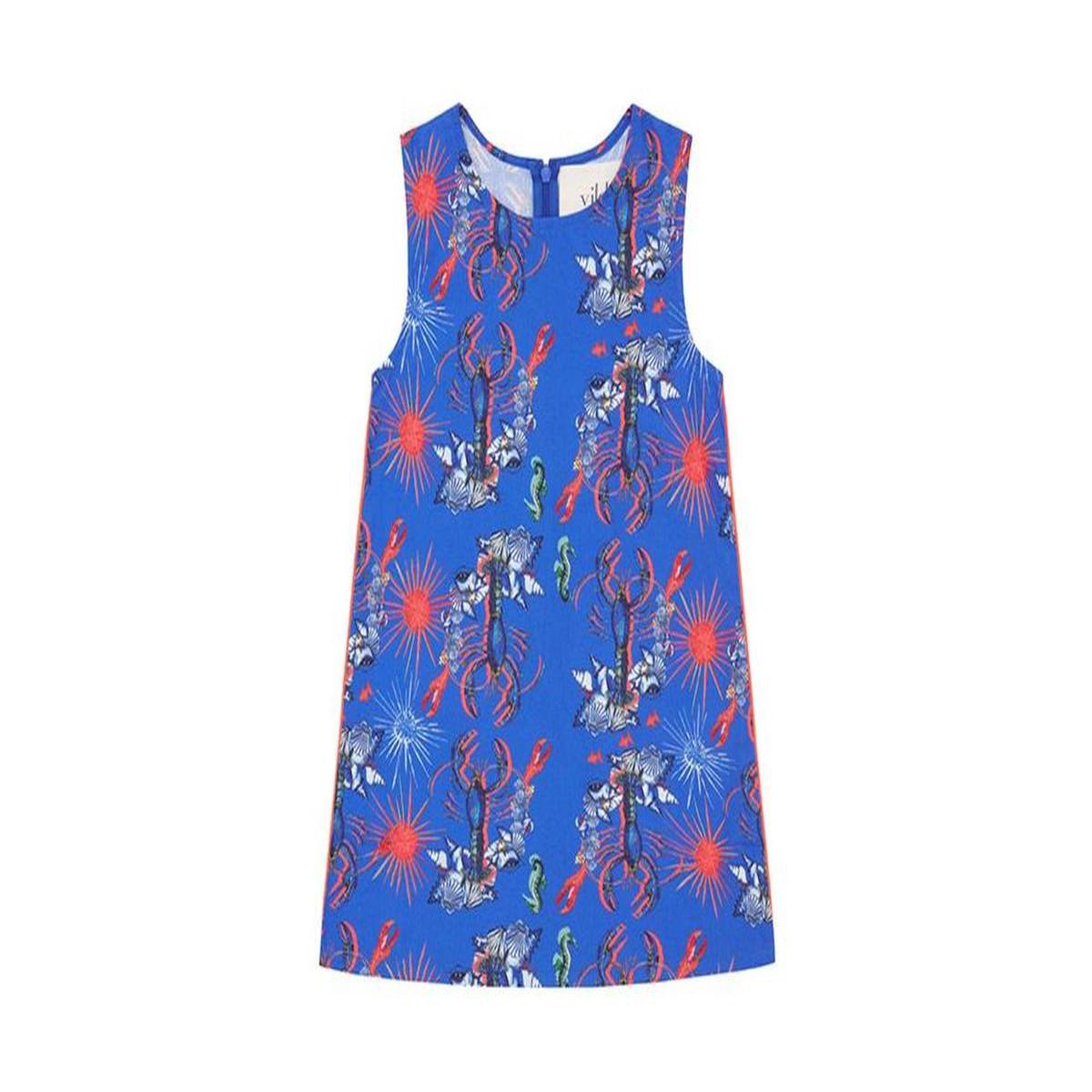 Vild Lab No8 - Rare Living Lobsters Organic Cotton Woven Dress