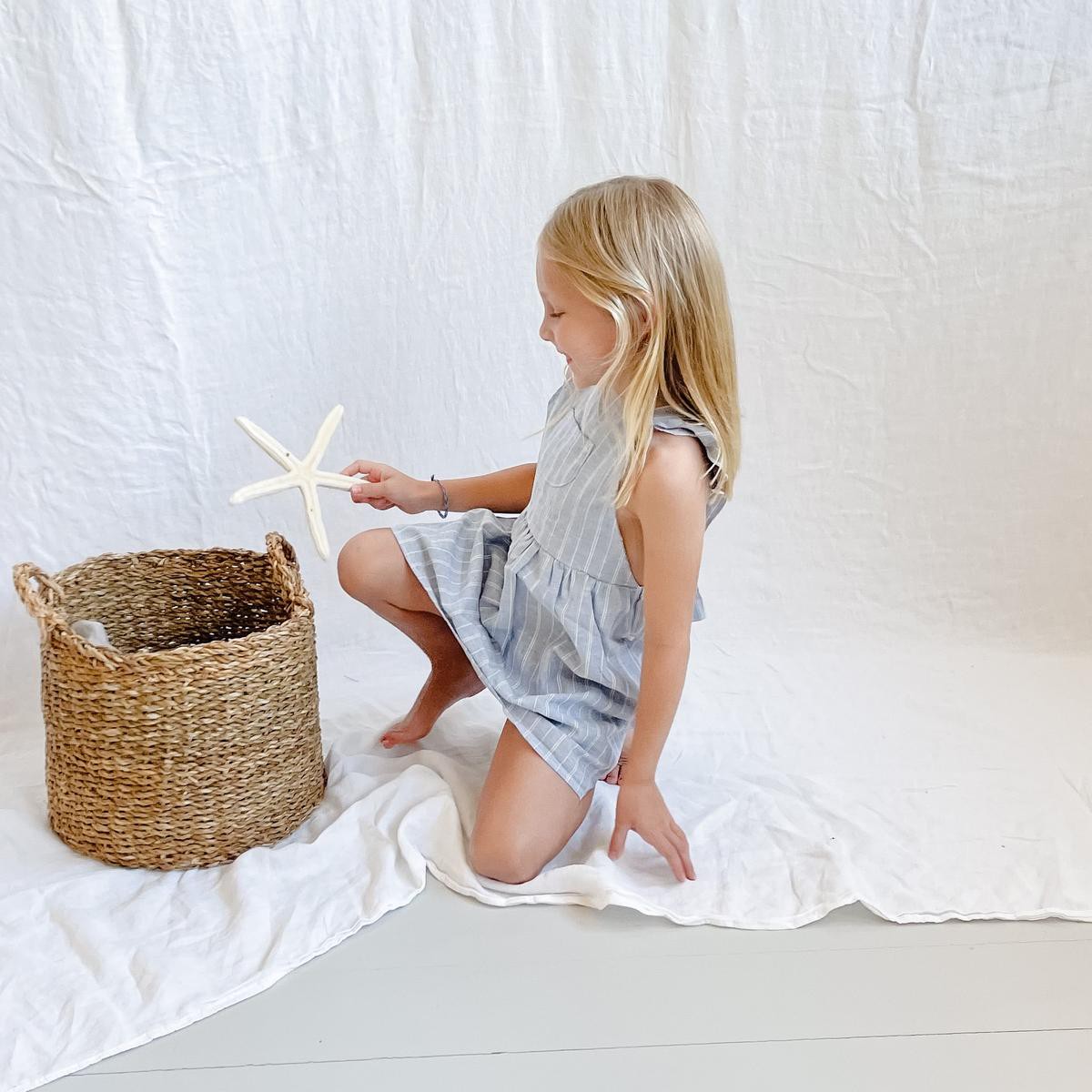 Baby Cross Back Pocket Dress – English Manor