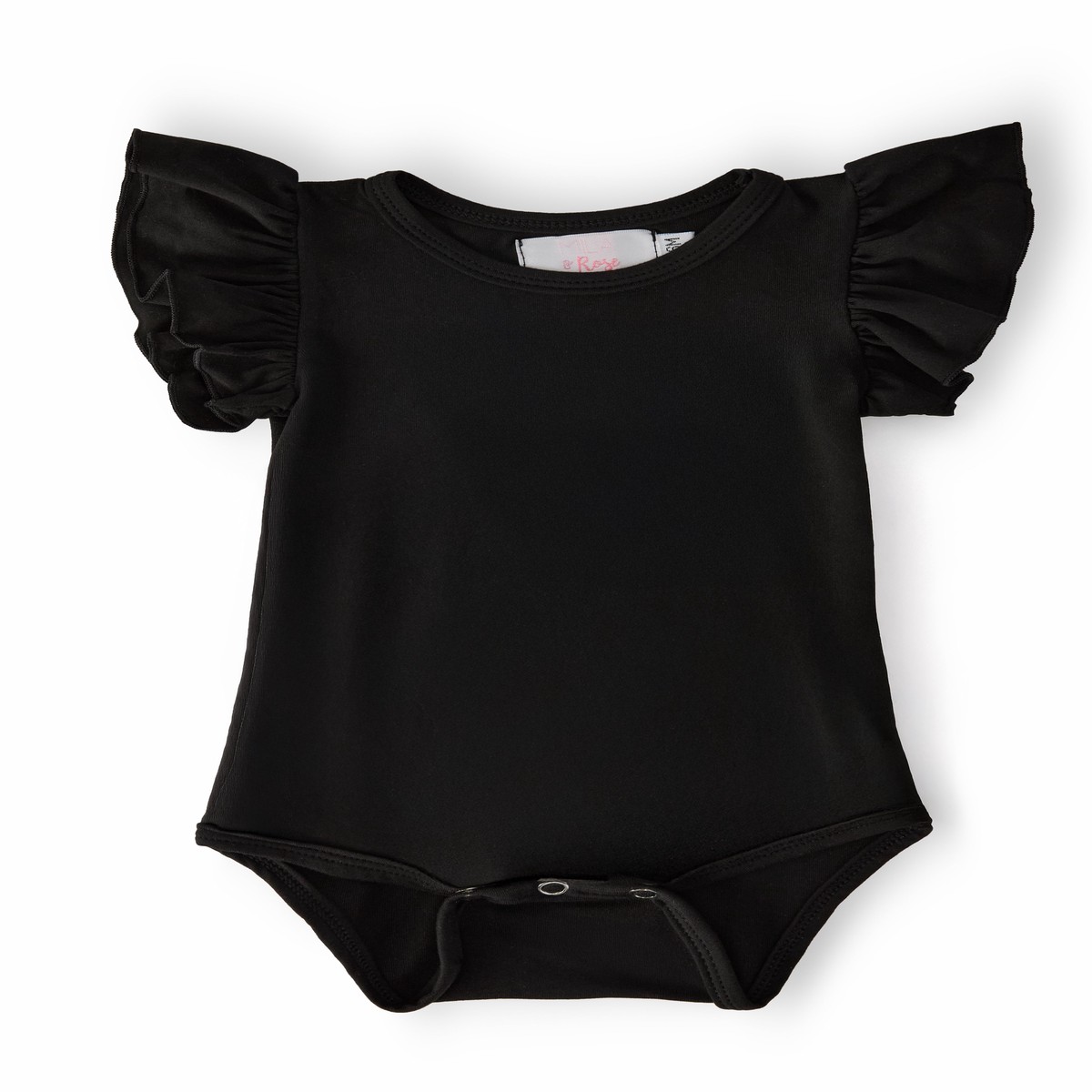 Black SS Flutter Bodysuit