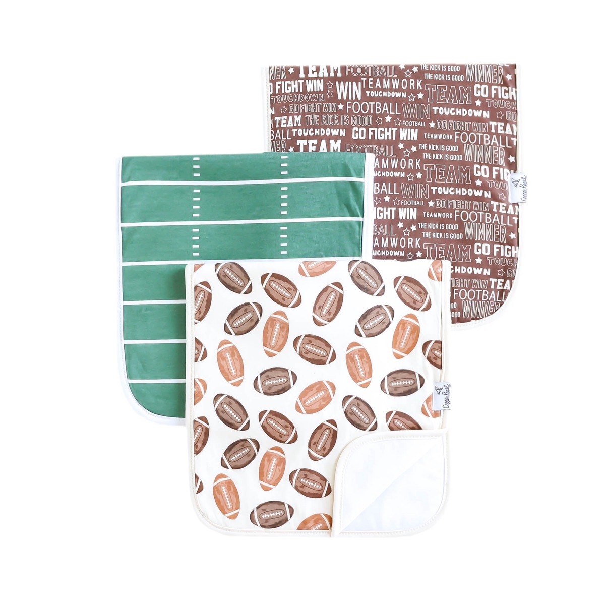Copper Pearl Premium Burp Cloths Blitz