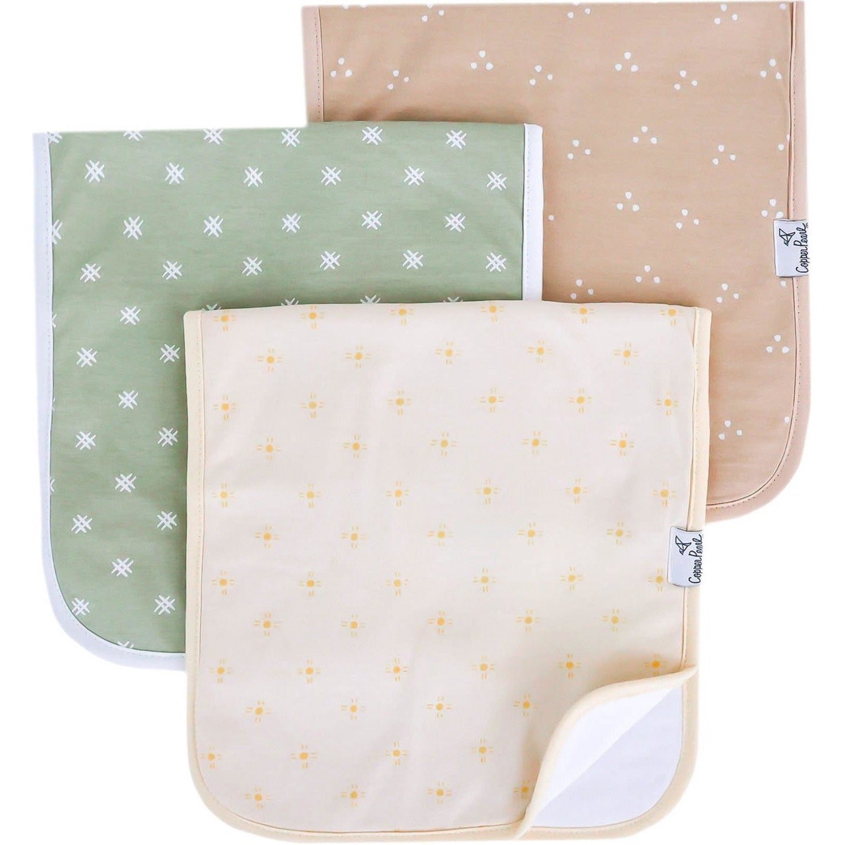 Copper Pearl Premium Burp Cloths Santa Fe