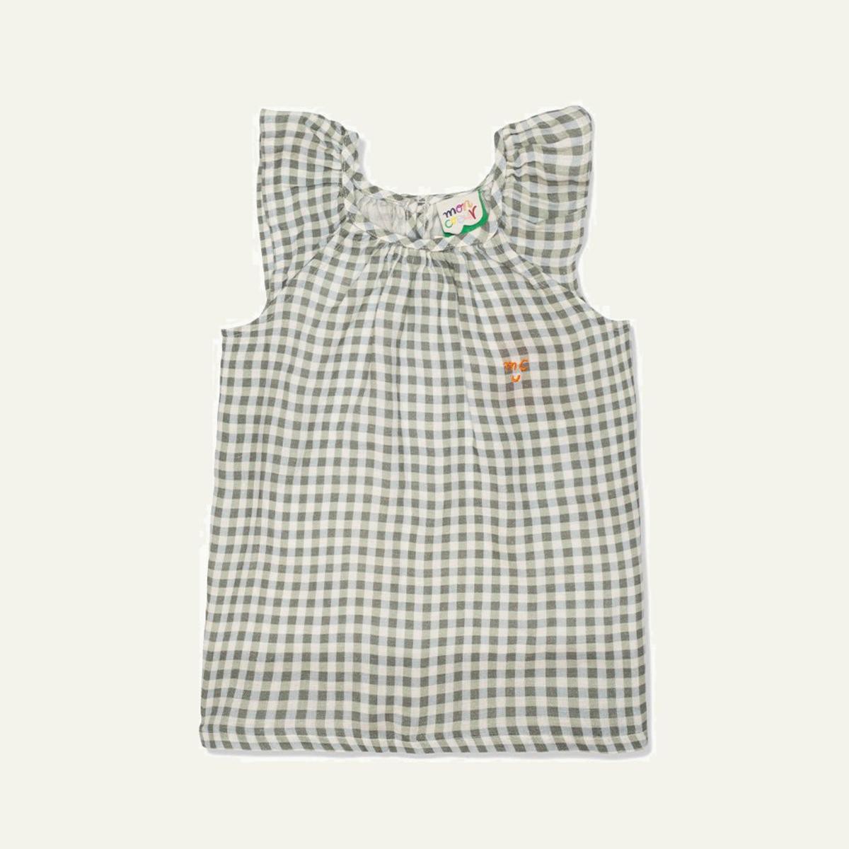 Gingham Linen Baby Dress – Naturalfaded Denim