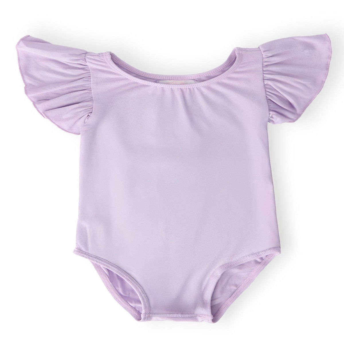 Lavender SS Flutter Sleeve Leotard