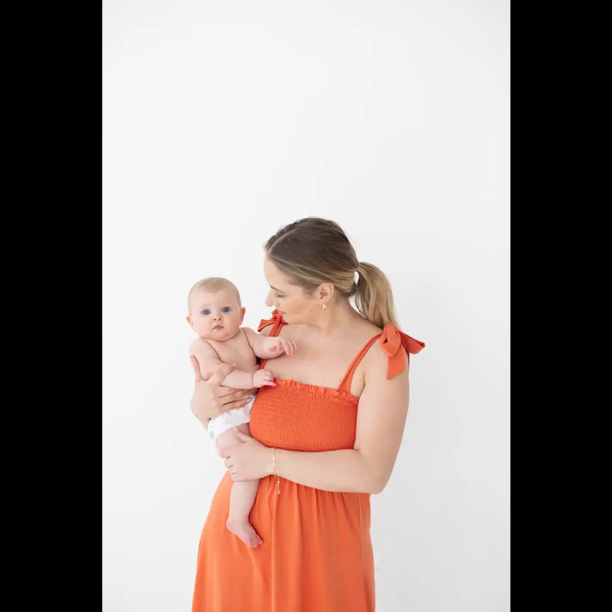 The Day Dress with Tied Straps and Smocked Bodice
