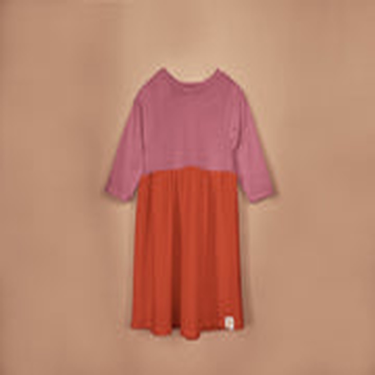 Two-Tone Organic Cotton Jersey Dress – Aoifi