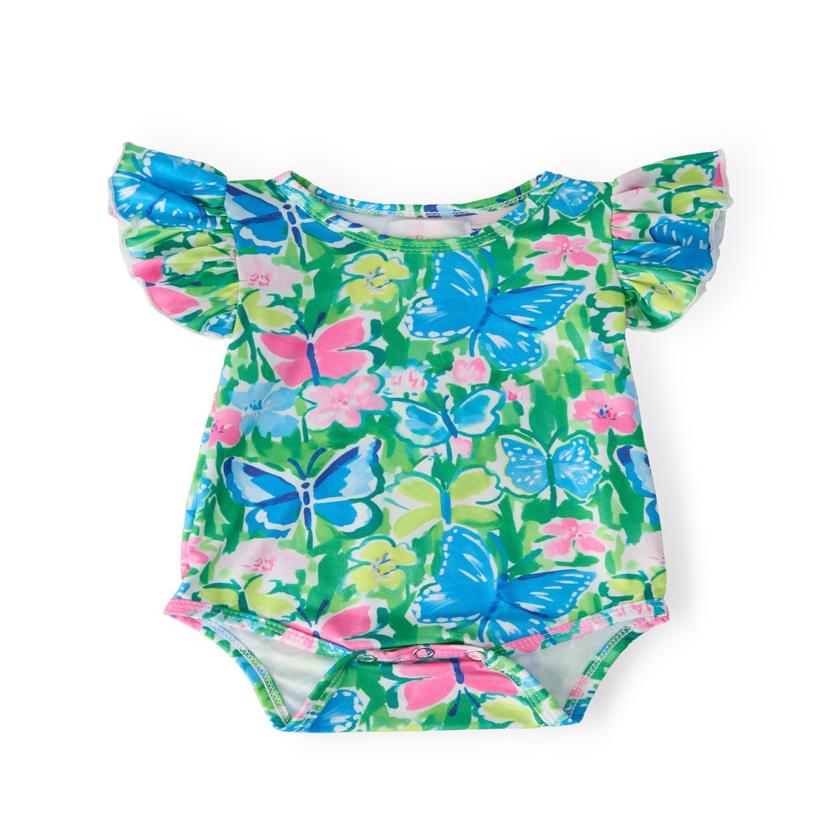 Watercolor Butterflies SS Flutter Bodysuit