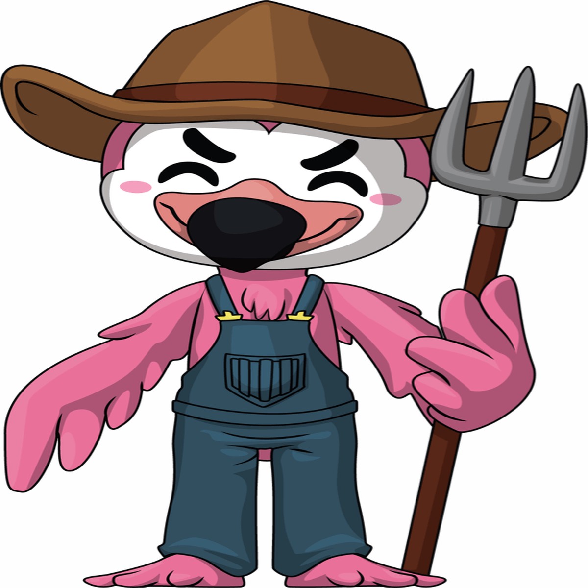 Farmer Flamingo